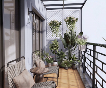 Modern Leisure Balcony-ID:388426075