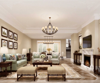 American Style A Living Room-ID:490823035
