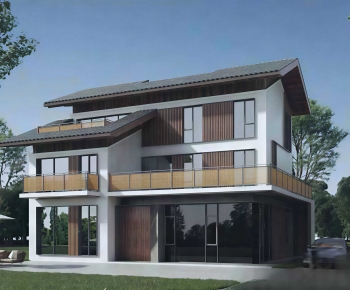 New Chinese Style Detached Villa-ID:558579016