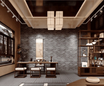 New Chinese Style Tea House-ID:168194064
