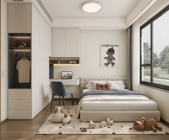 Modern Boy's Room And Son's Room-ID:977232939