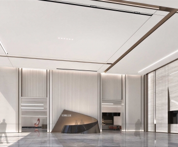 Modern Office Reception Desk-ID:906747104