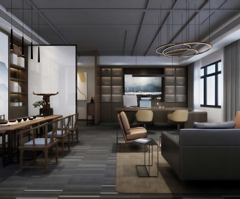 New Chinese Style Manager's Office-ID:264513027