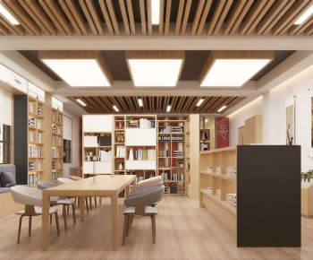 New Chinese Style Bookstore Book Bar-ID:915010041