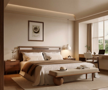 New Chinese Style Bedroom-ID:659091952