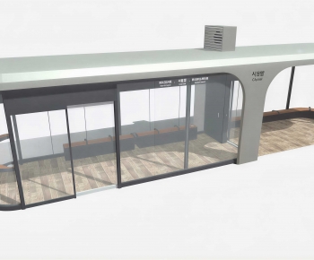 Modern Building Appearance-ID:448116068