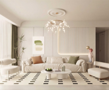 Modern A Living Room-ID:146559004