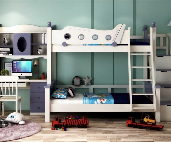 Modern Bunk Bed-ID:922665121