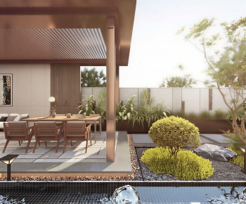 Modern Courtyard/landscape-ID:270551923