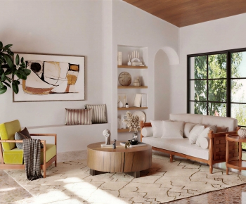 Modern A Living Room-ID:384382019