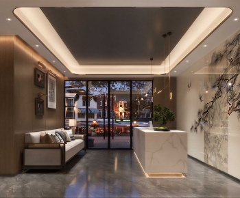 New Chinese Style Lobby Hall-ID:502752079