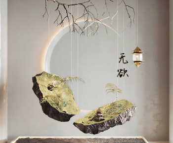 New Chinese Style Plant Landscaping-ID:433324104