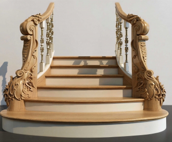 European Style Staircase-ID:673448091