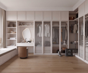 Modern Clothes Storage Area-ID:249500998
