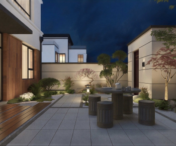 New Chinese Style Courtyard/landscape-ID:401742949