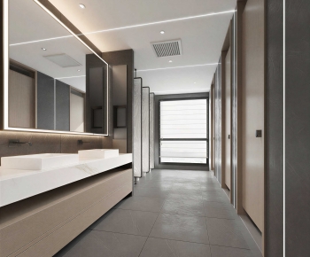 Modern Public Toilet-ID:618333101