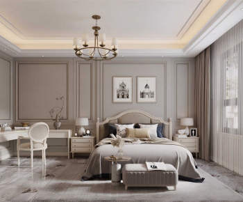 American Style Bedroom-ID:436505081