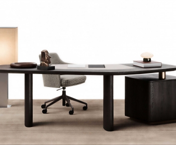 Modern Computer Desk And Chair-ID:206007965