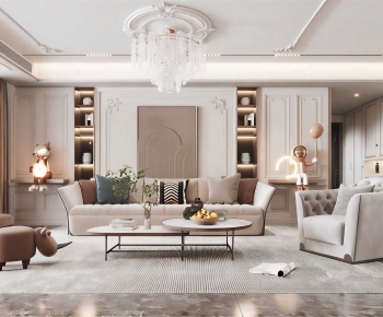 Modern A Living Room-ID:919162999