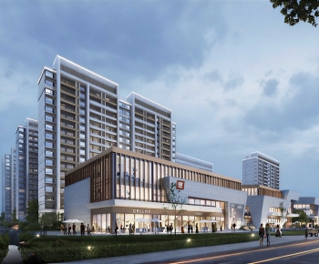 Modern Appearance Of Commercial Building-ID:190906058