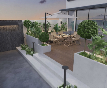 Modern Courtyard/landscape-ID:117700174