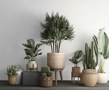 Modern Ground Green Plant Potted Plants-ID:911892892