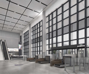 Modern Office Reception Desk-ID:357594019