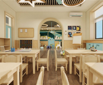 Modern Children's Kindergarten-ID:722928052