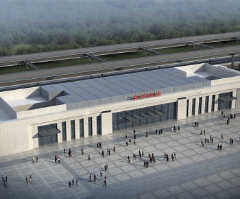 Modern Public Building-ID:758919957
