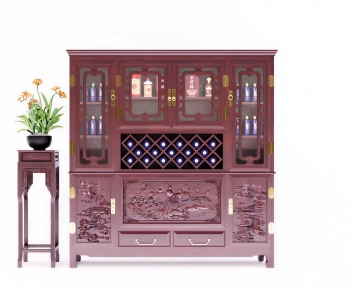 New Chinese Style Wine Cabinet-ID:223138095