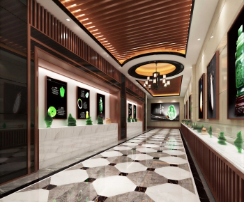 New Chinese Style Exhibition Hall-ID:984323985