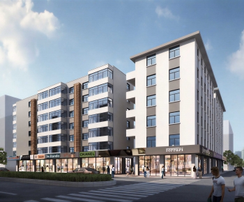 Modern Commercial Street-ID:351881032