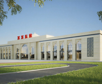 Modern Public Building-ID:875550038