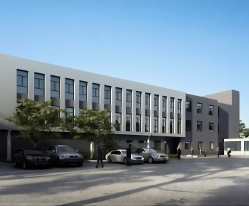 Modern Appearance Of Commercial Building-ID:762970419