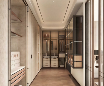 Modern Clothes Storage Area-ID:142287021