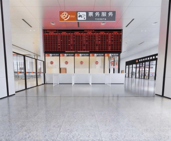 Modern Office Reception Desk-ID:393893965