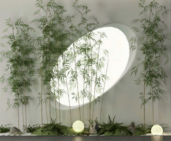 New Chinese Style Plant Landscaping-ID:688894032