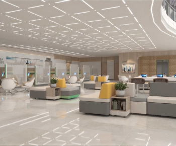 Modern Office Reception Desk-ID:303591979