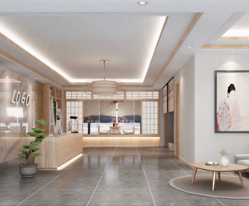 New Chinese Style Office Reception Desk-ID:656996976