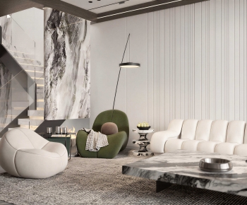Modern A Living Room-ID:884886036