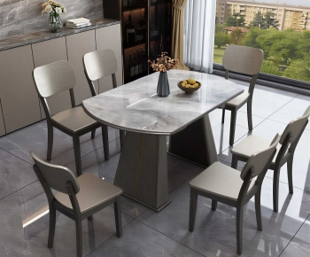 Modern Dining Table And Chairs-ID:778755906
