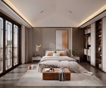 Modern Bedroom-ID:346970082