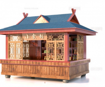 Chinese Style Appearance Of Commercial Building-ID:231457006
