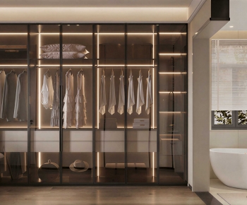 Modern Clothes Storage Area-ID:339718102