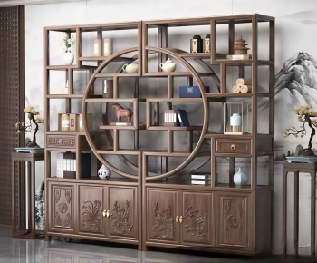 New Chinese Style Antique Rack-ID:254498961