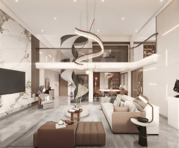 Modern A Living Room-ID:340050945