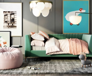 Modern Child's Bed-ID:391149567