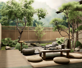 Japanese Style Courtyard/landscape-ID:975724943