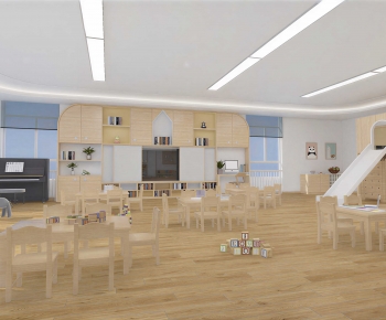 Modern Kindergarten Classrooms-ID:449070942