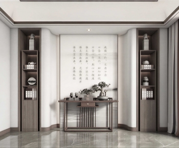 New Chinese Style Hallway-ID:133172042